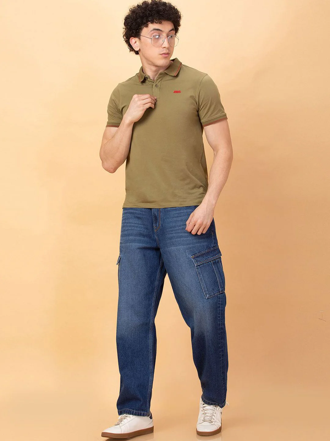 Being Human Men Low Distress Light Fade Jeans - Image 4