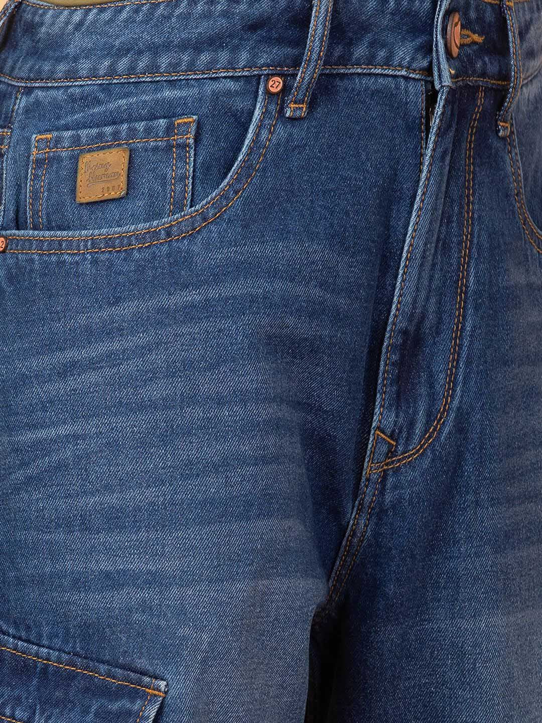 Being Human Men Low Distress Light Fade Jeans - Image 6