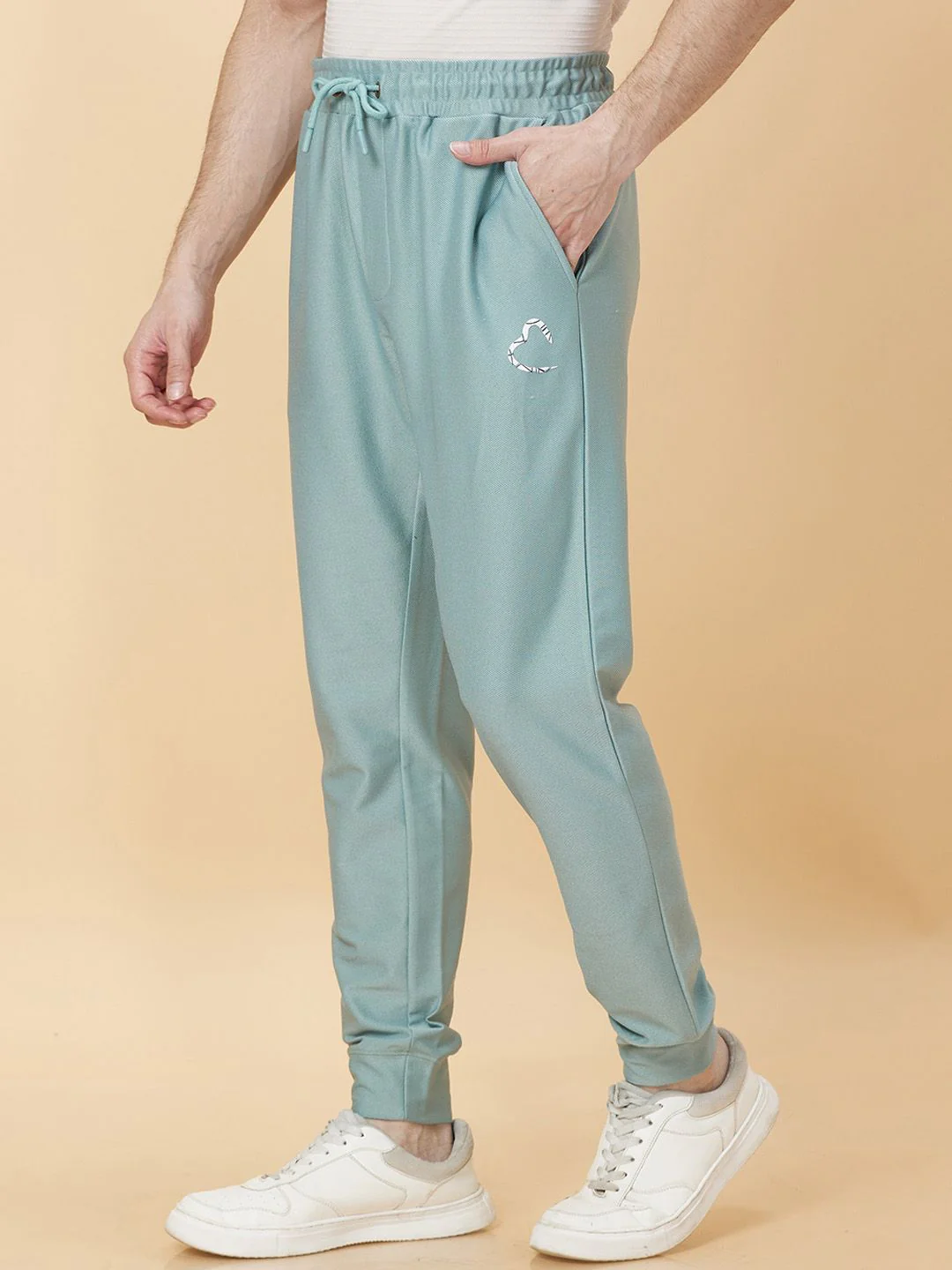 Being Human Men Mid Rise Drawstring Closure Jogger Track Pants - Image 2