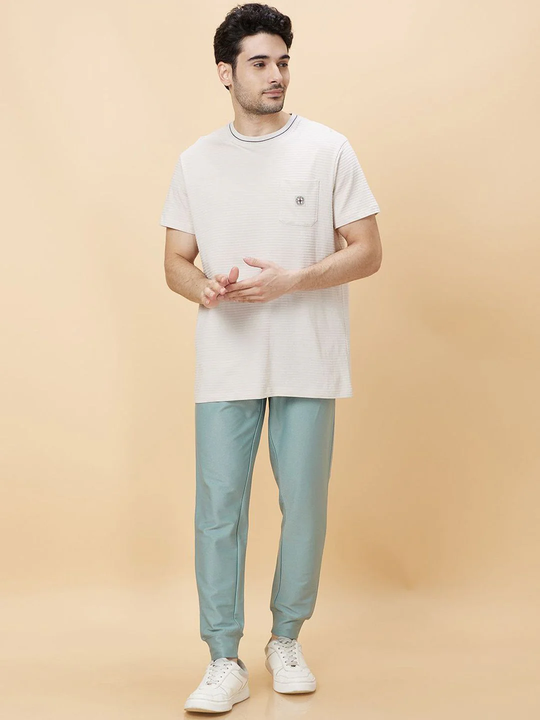 Being Human Men Mid Rise Drawstring Closure Jogger Track Pants - Image 5