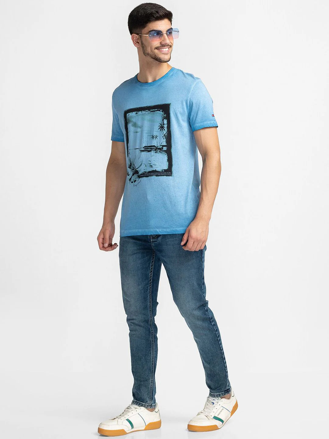Being Human Men Mid-Rise Light Fade Clean Look Jeans - Image 4