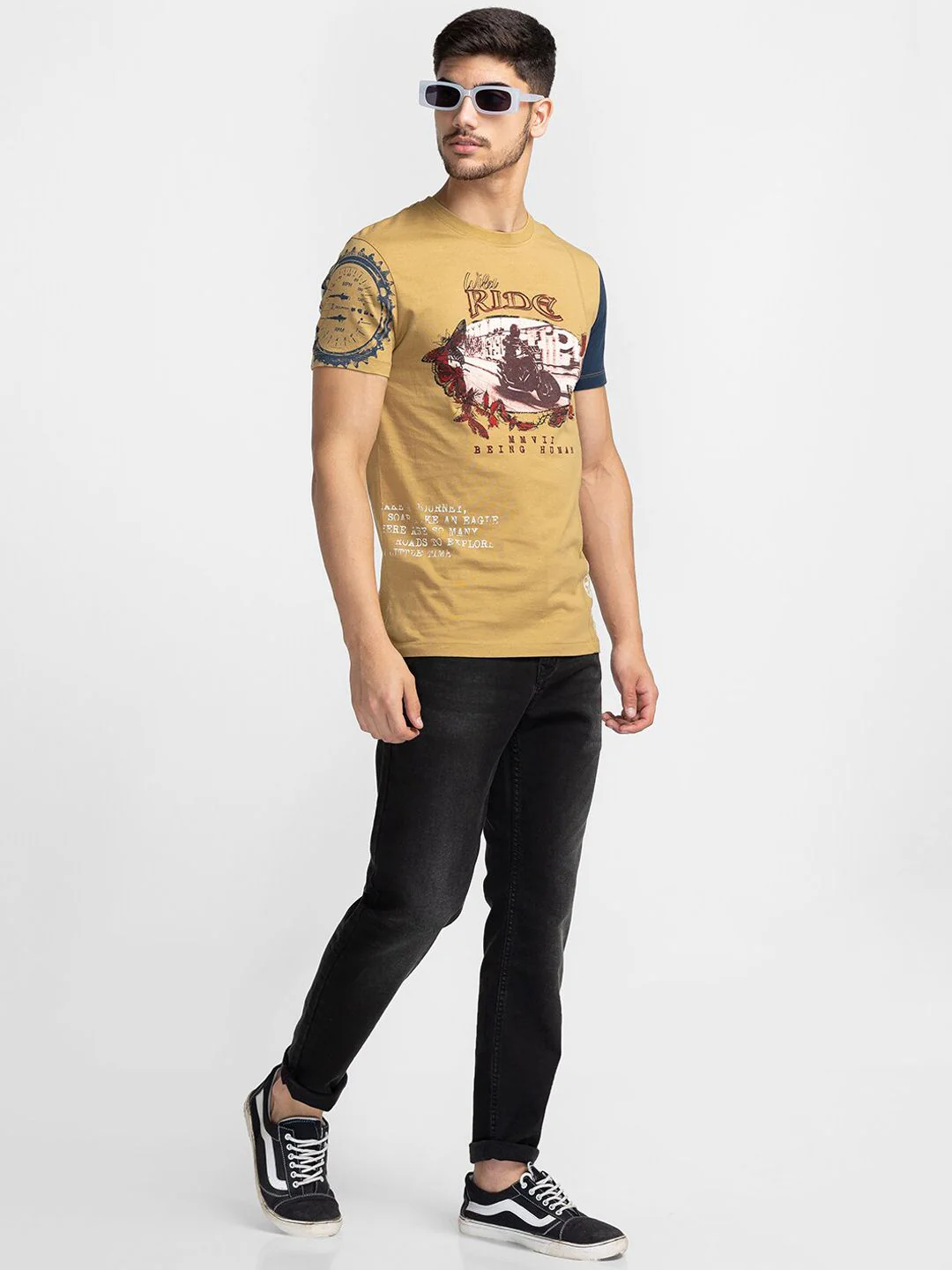 Being Human Men Mid-Rise Light Fade Jeans - Image 3