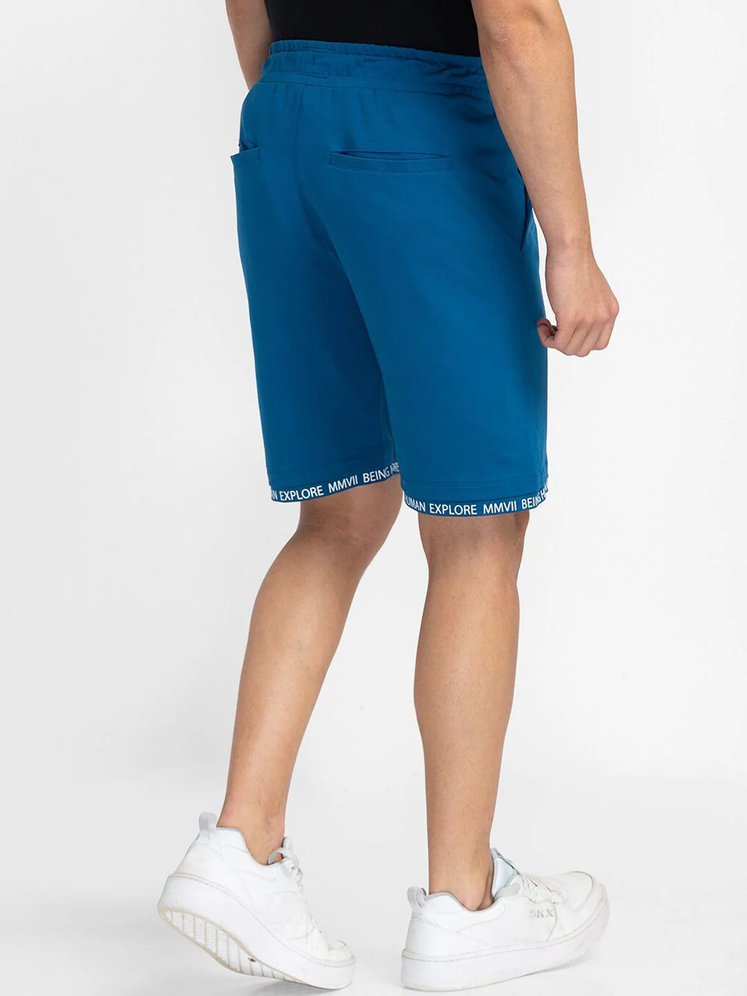 Being Human Men Mid-Rise Printed Sports Shorts - Image 3