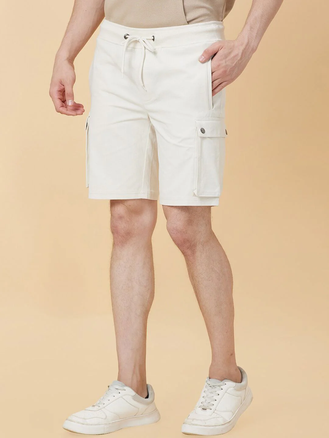 Being Human Men Mid Rise Pure Cotton Shorts - Image 2