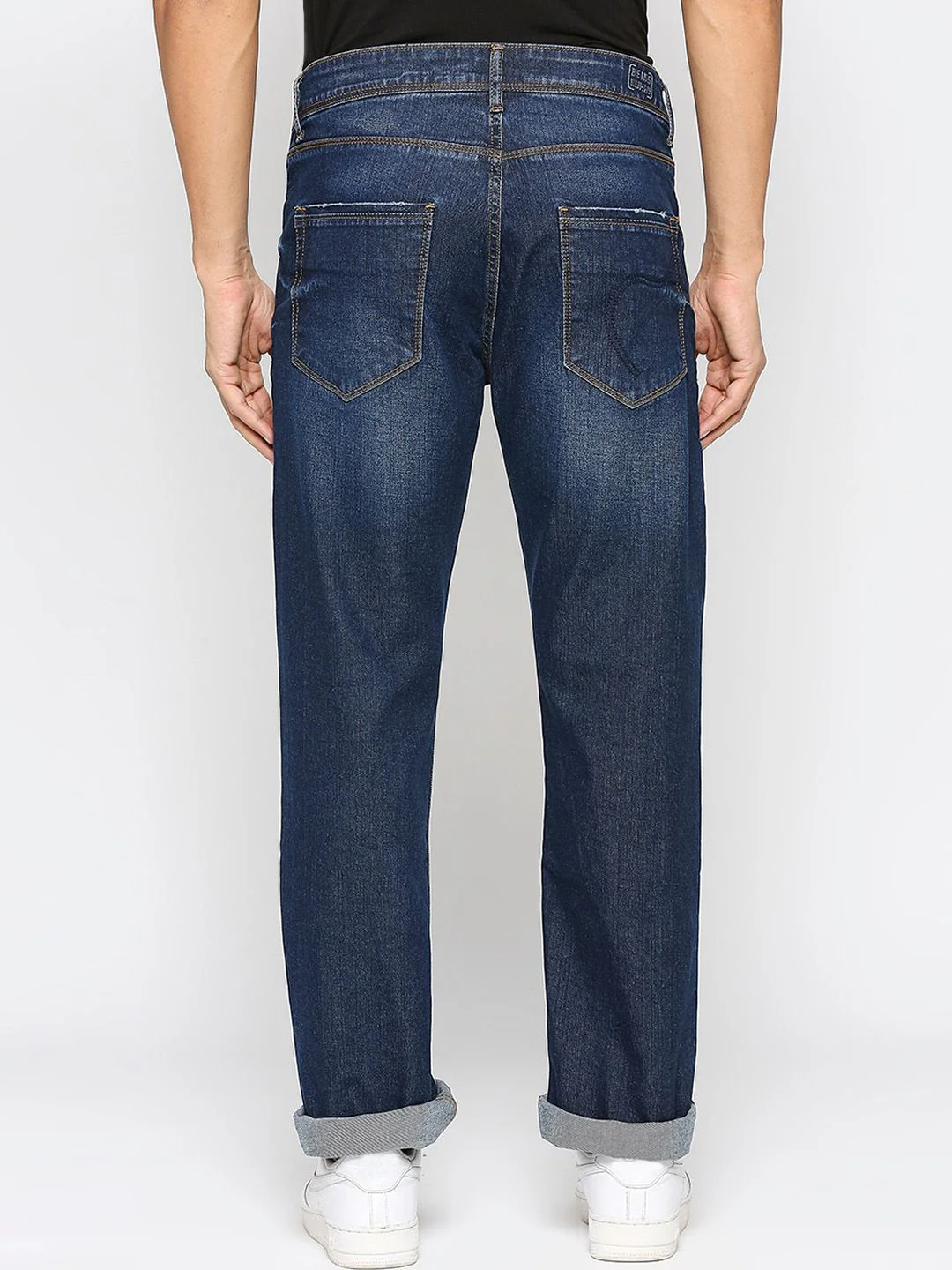 Being Human Men Mid Rise Slim Fit Clean Look Light Fade Jeans - Image 5