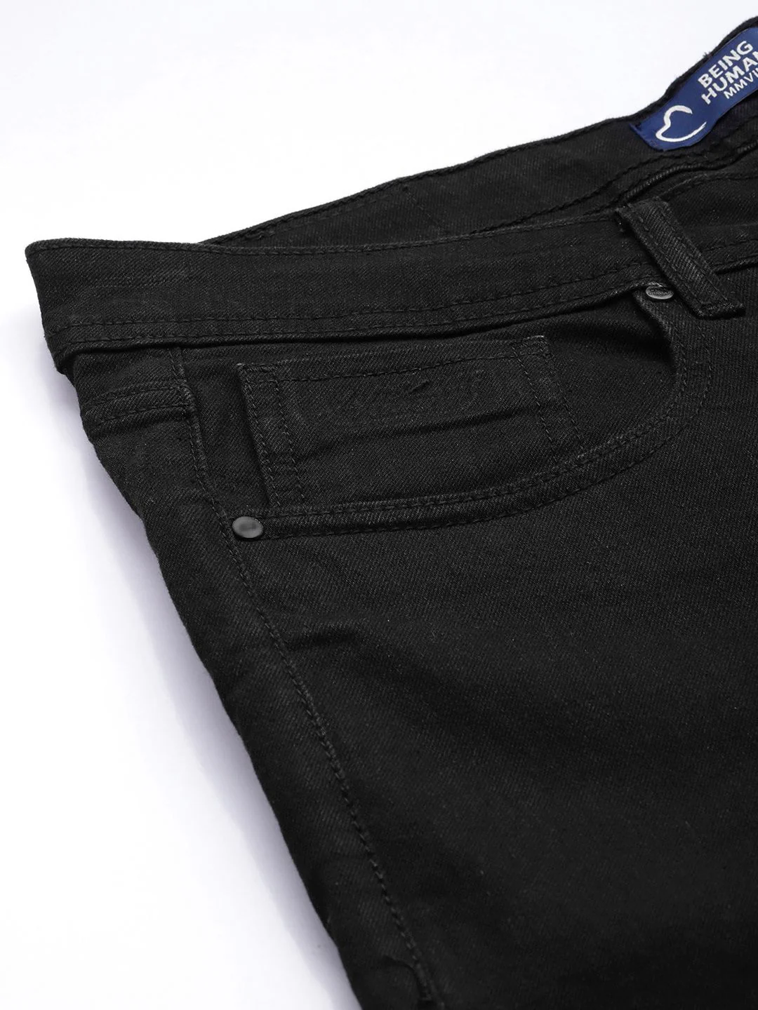 Being Human Men Mid-Rise Slim Fit Stretchable Jeans - Image 6