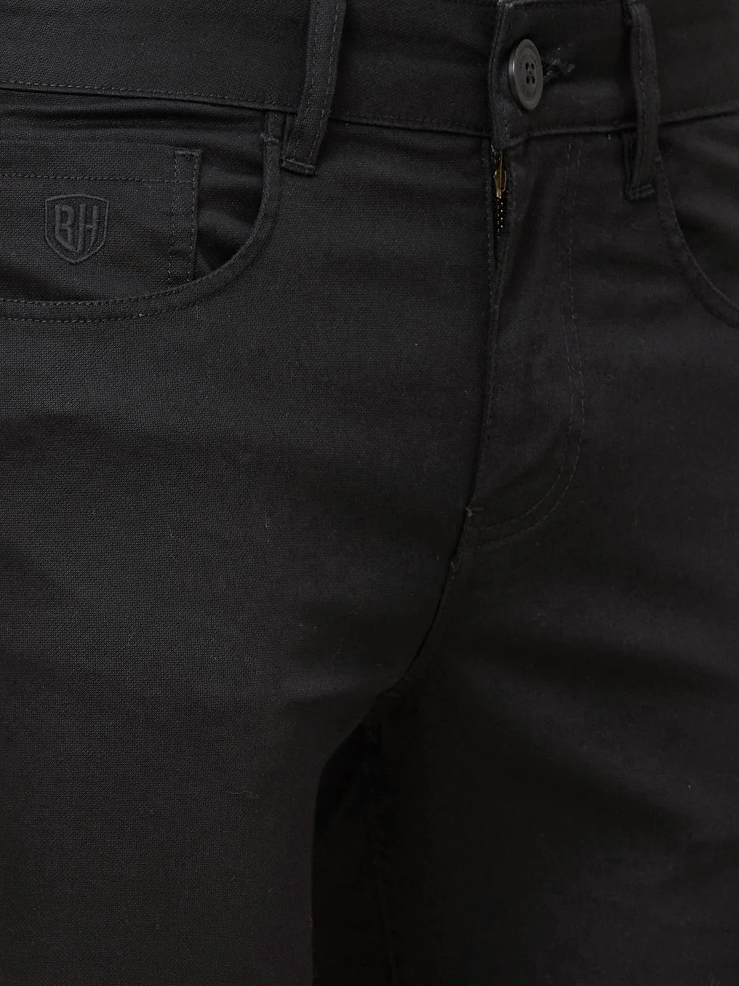 Being Human Men Mid Rise Solid Cropped Fit Chinos Trousers - Image 4