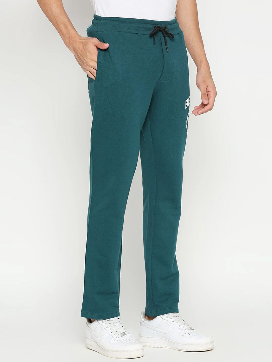 Being Human Men Mid-Rise Pure Cotton Track Pants - Image 2
