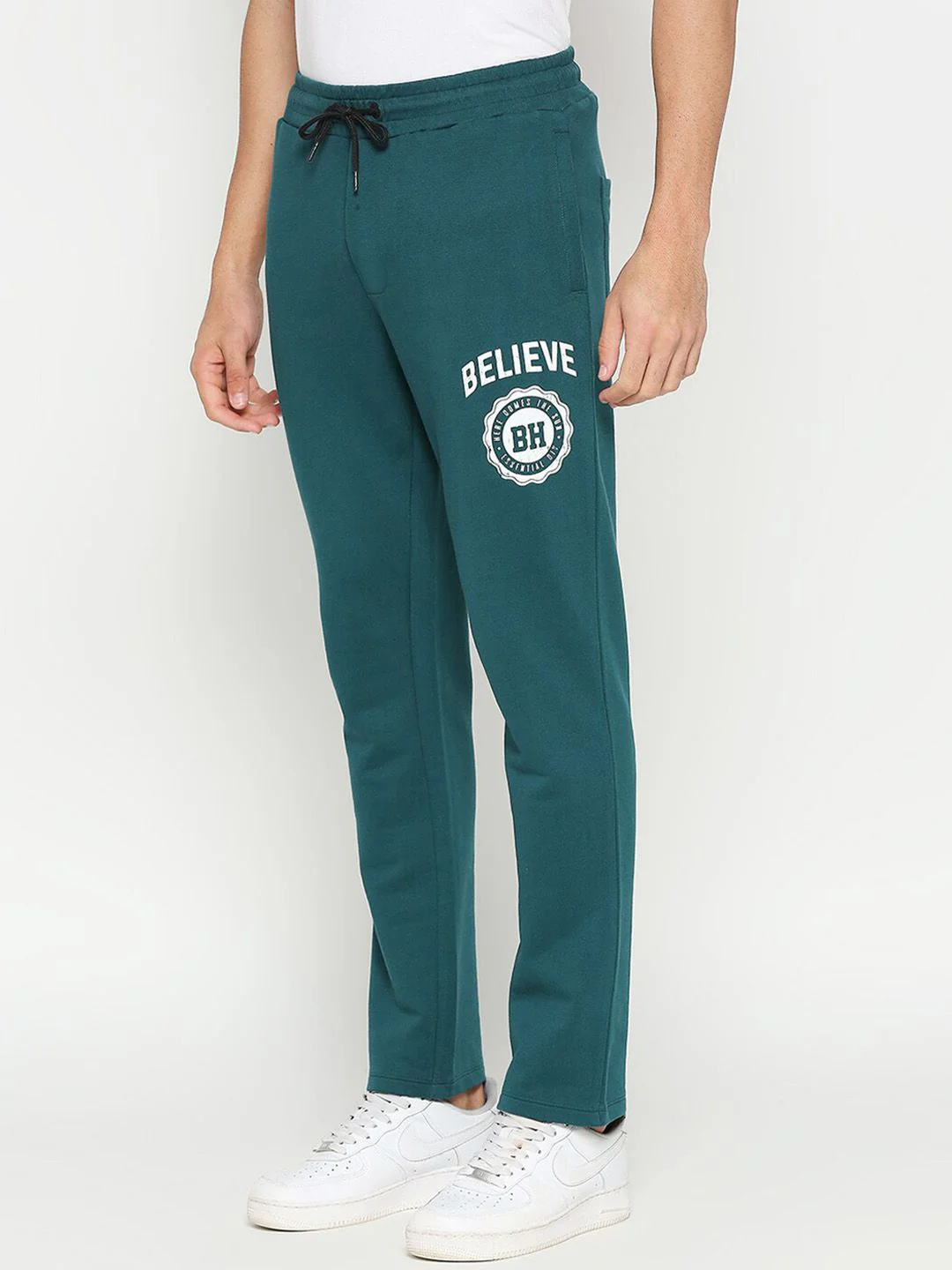 Being Human Men Mid-Rise Pure Cotton Track Pants - Image 3