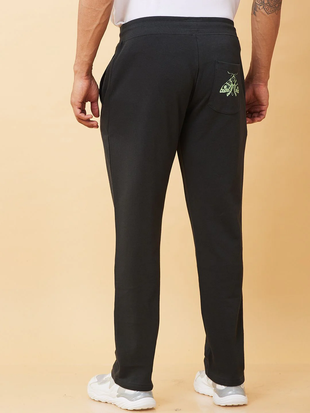 Being Human Men Mid Rise Placement Print Track Pants - Image 5