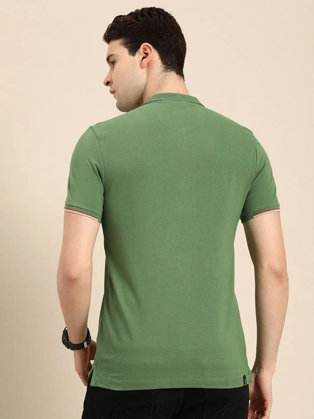 Being Human Men Polo Collar Pure Cotton T-shirt - Image 5