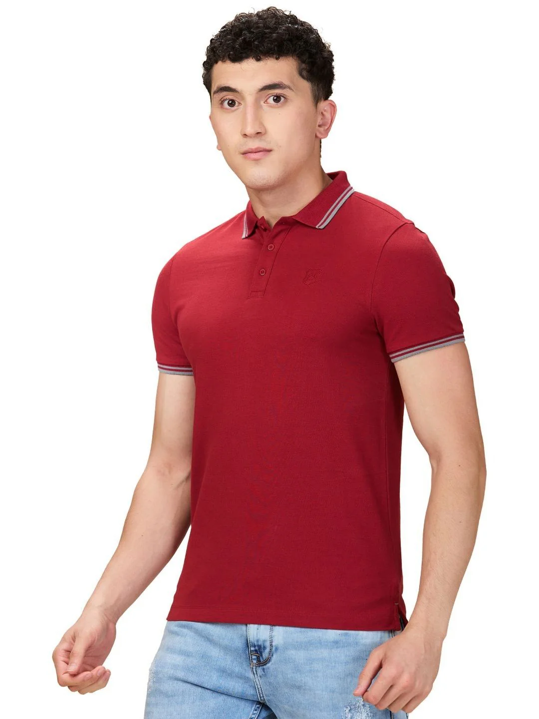 Being Human Men Polo Collar Slim Fit T-shirt - Image 3