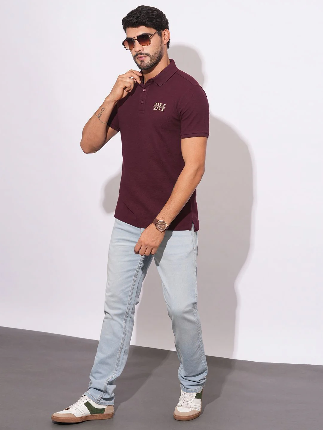 Being Human Men Polo Collar T-shirt - Image 4