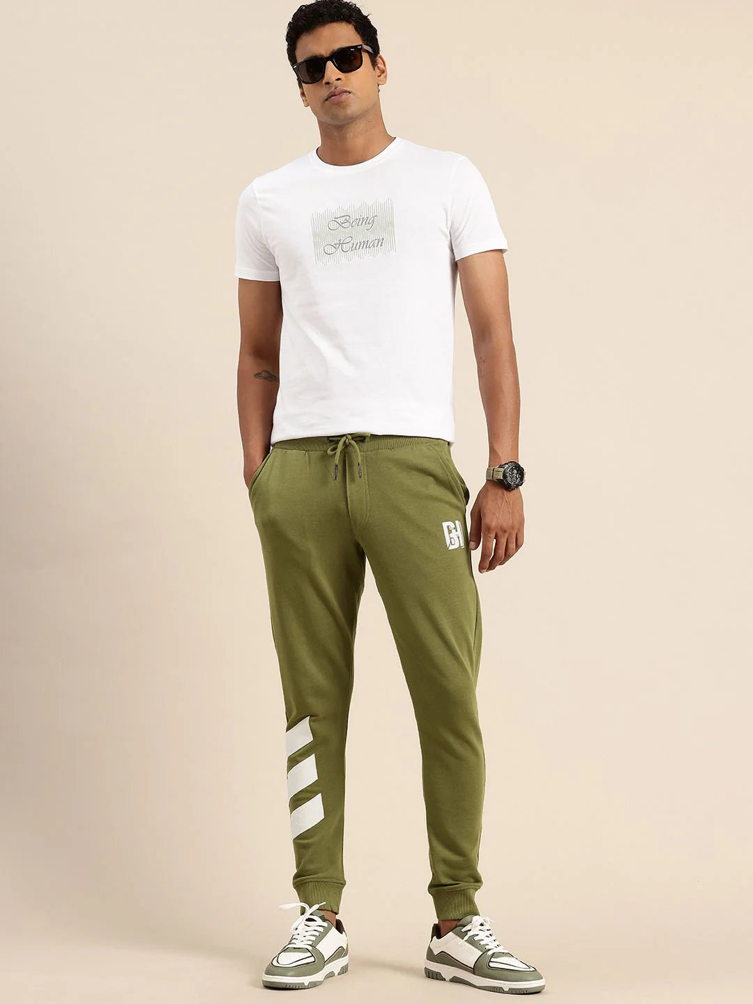 Being Human Men Pure Cotton Joggers - Image 5