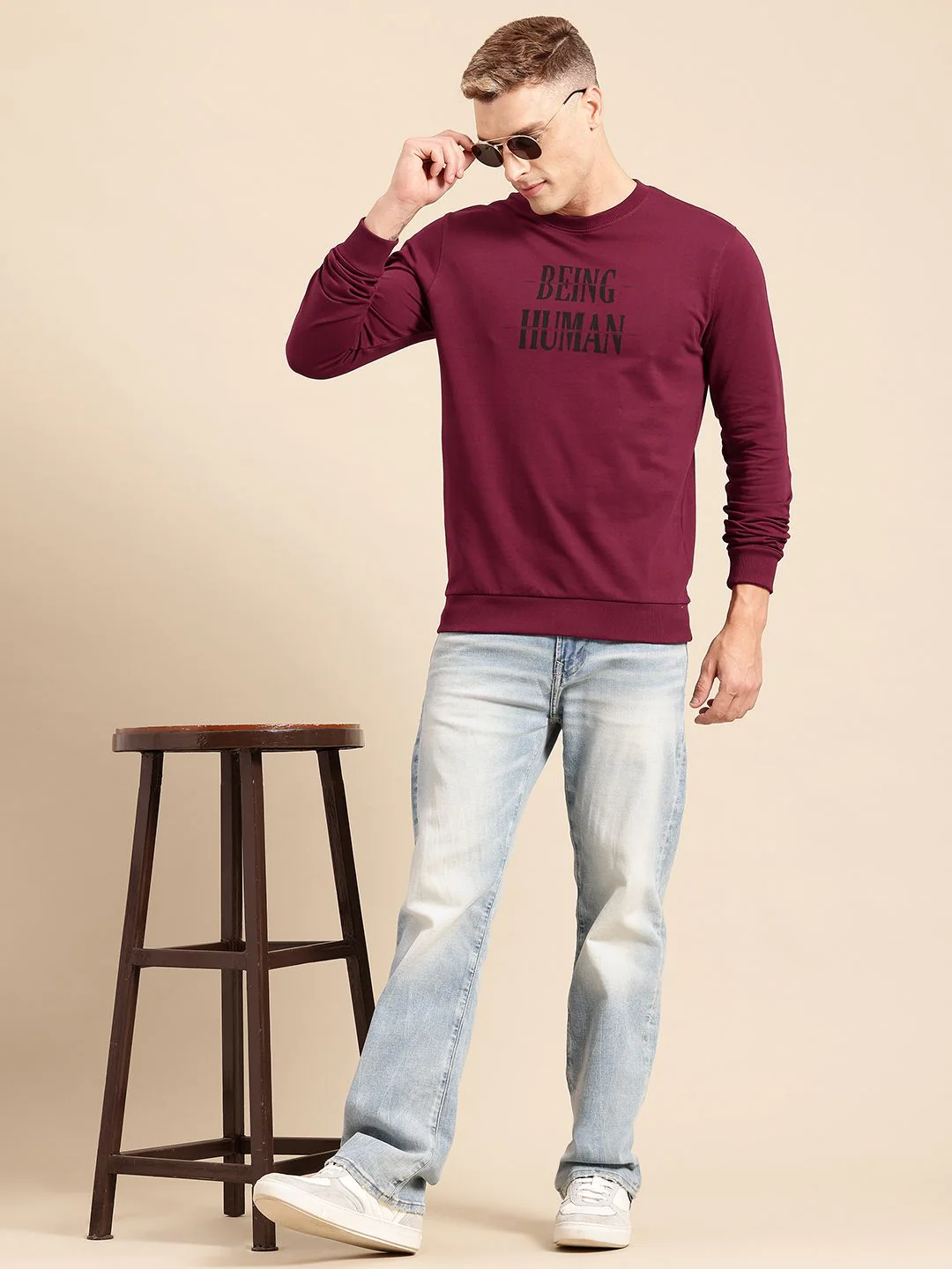 Being Human Men Pure Cotton Sweatshirt - Image 4
