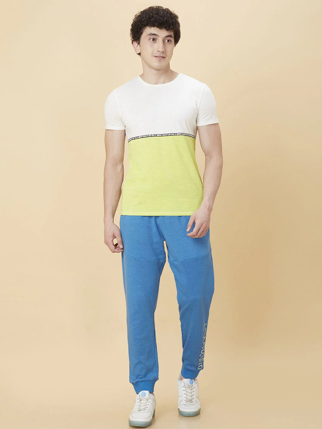 Being Human Men Round Neck Colourblocked T-shirt - Image 4