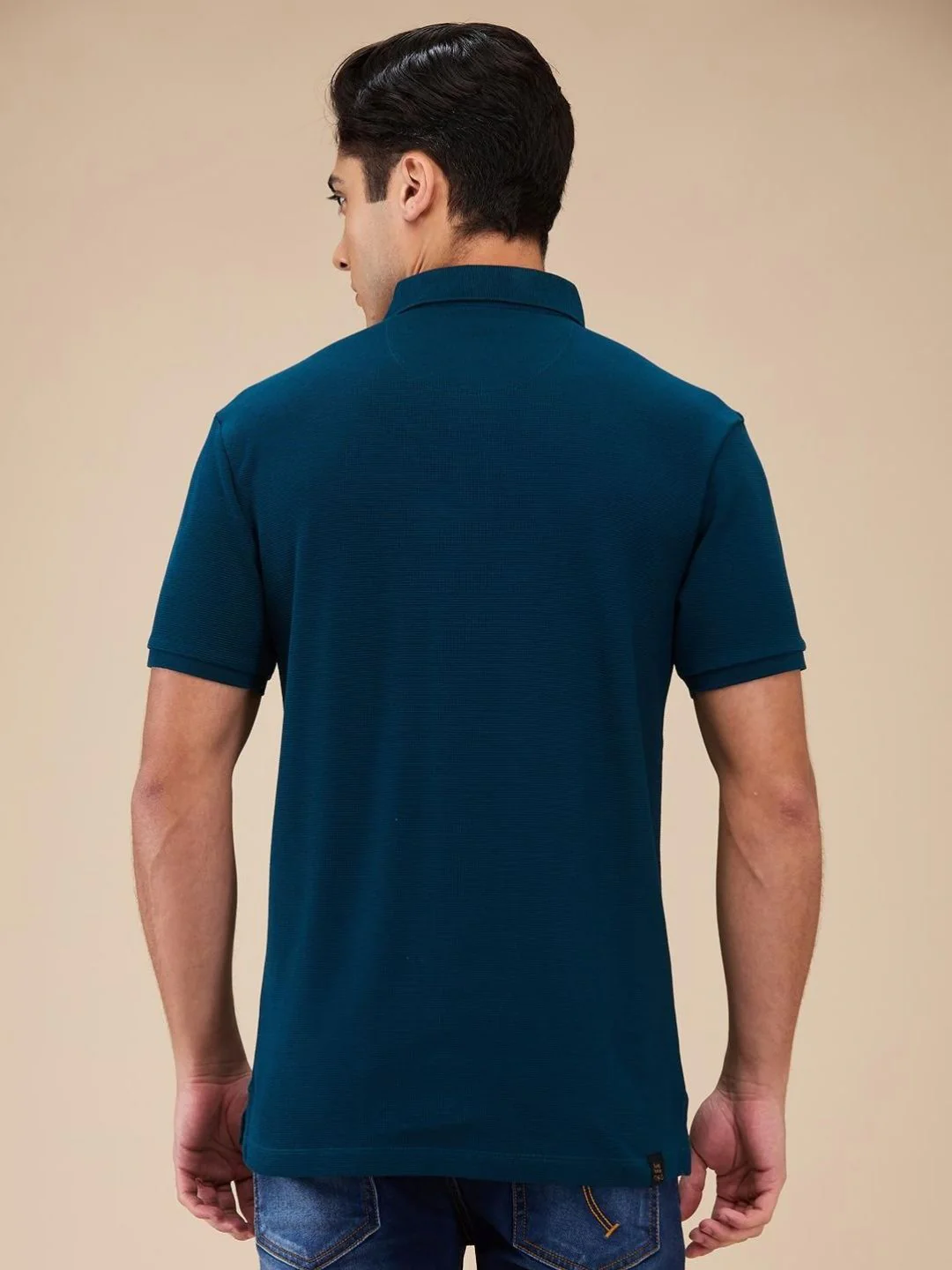 Being Human Men Self Design Polo Collar T-shirt - Image 5