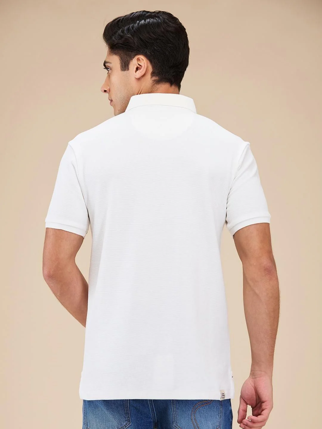 Being Human Men Self Design Polo Collar T-shirt - Image 5