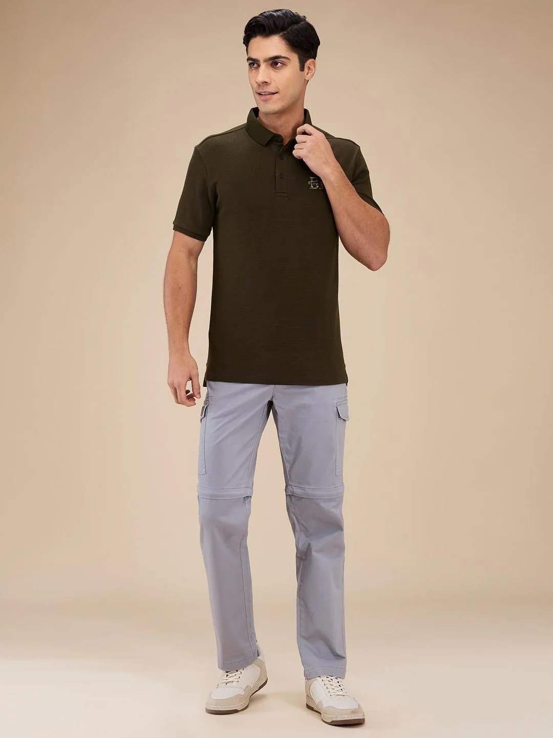 Being Human Men Self Design Polo Collar T-shirt - Image 6