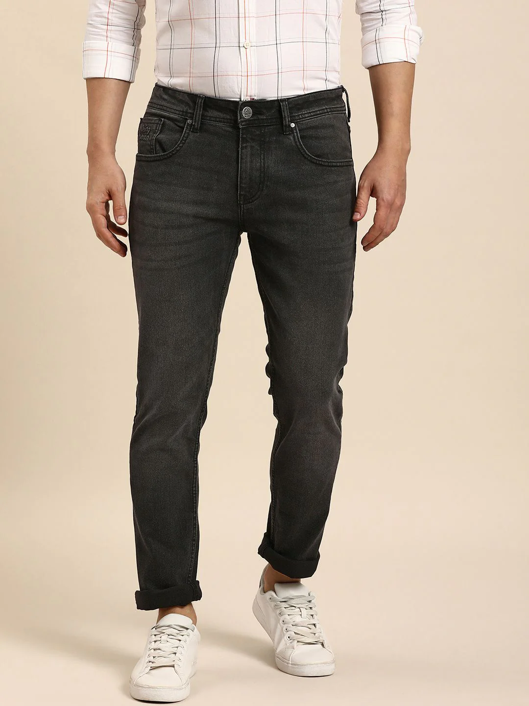 Being Human Men Skinny Fit Light Fade Stretchable Jeans