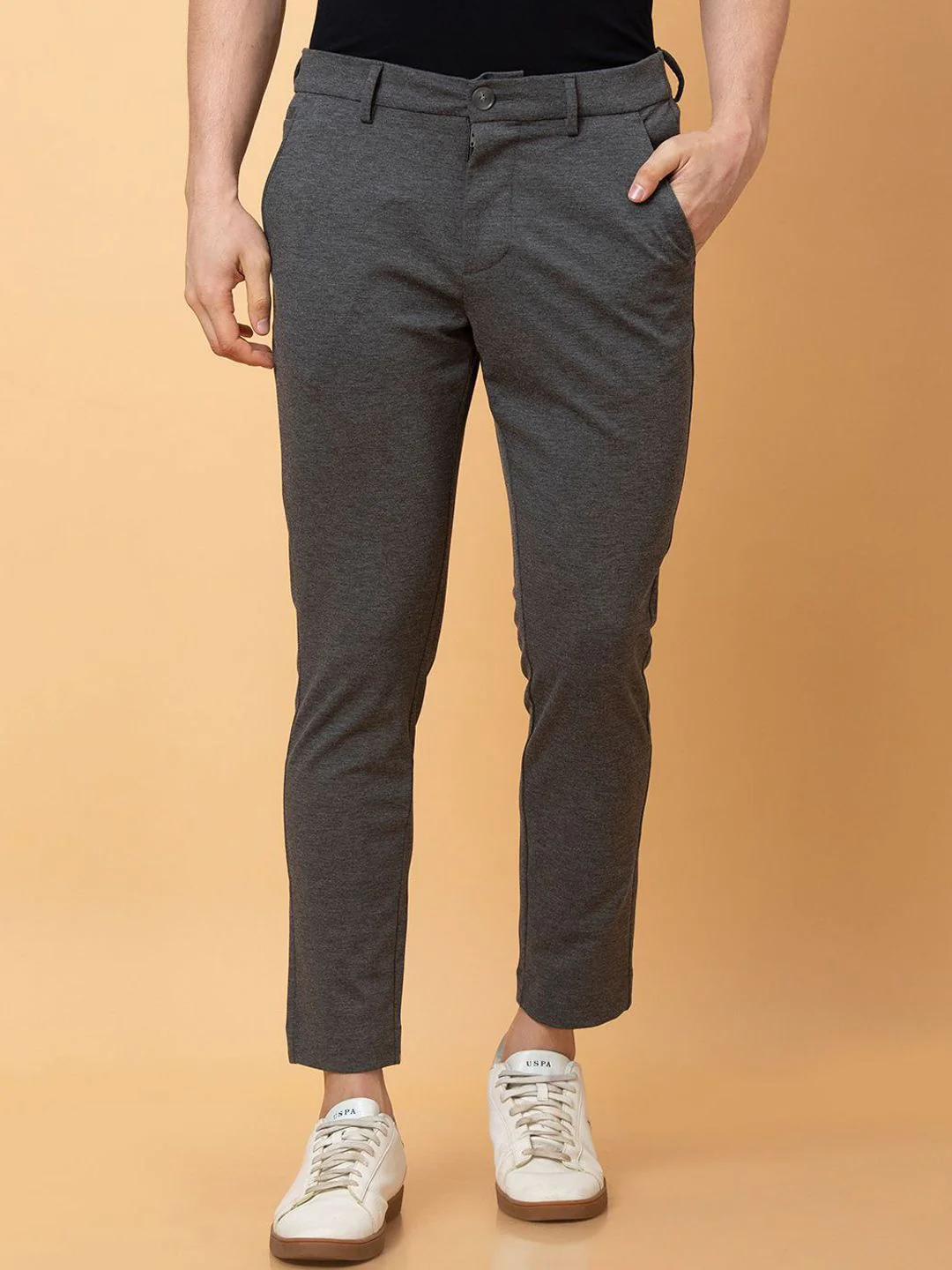 Being Human Men Slim Fit Chinos Trousers