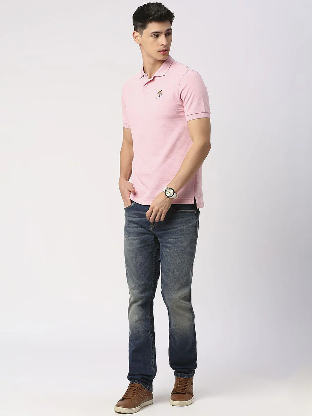 Being Human Men Slim Fit Clean Look Light Fade Jeans - Image 4