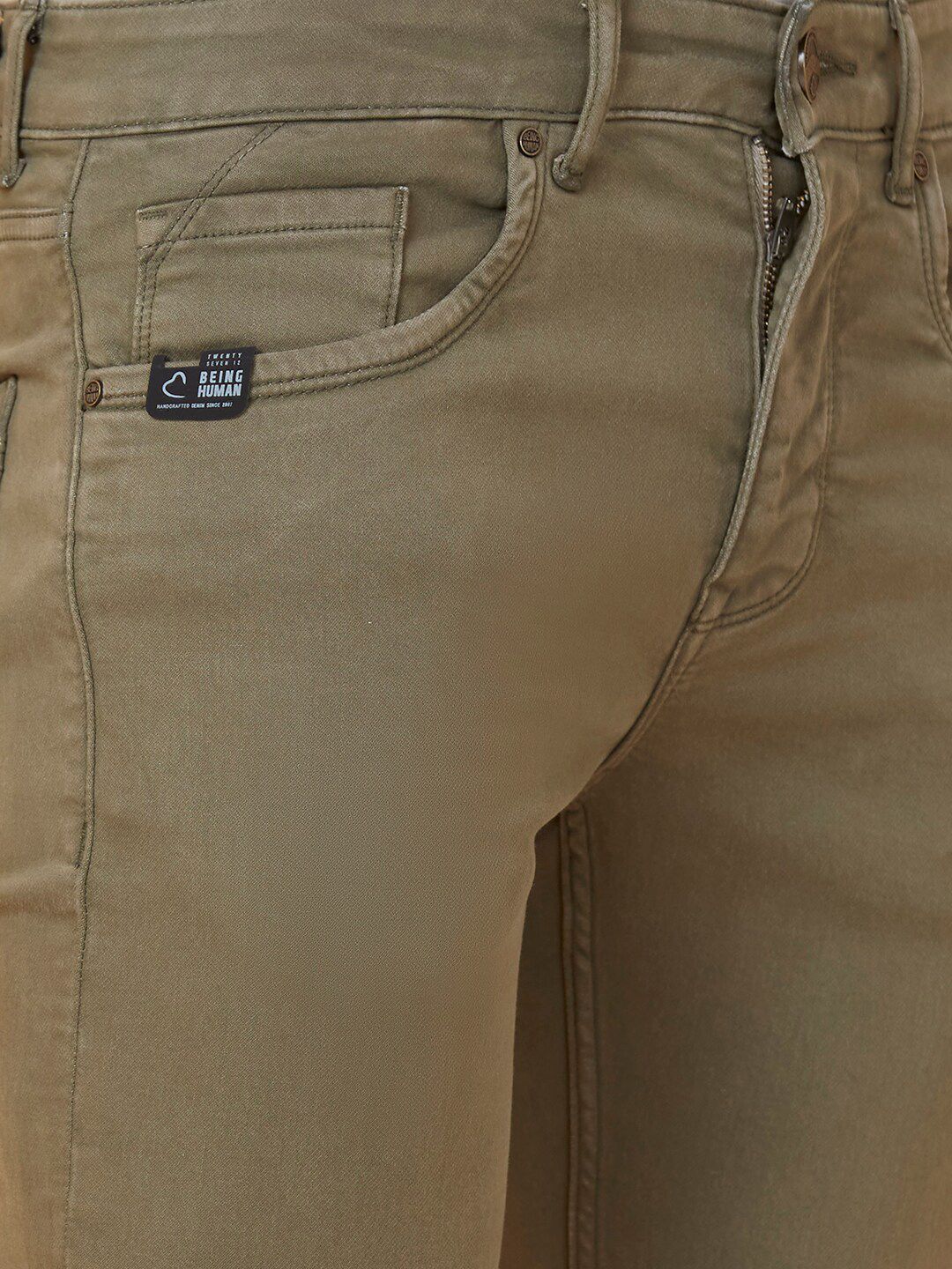 Being Human Men Slim Fit Clean Look Stretchable Jeans - Image 6