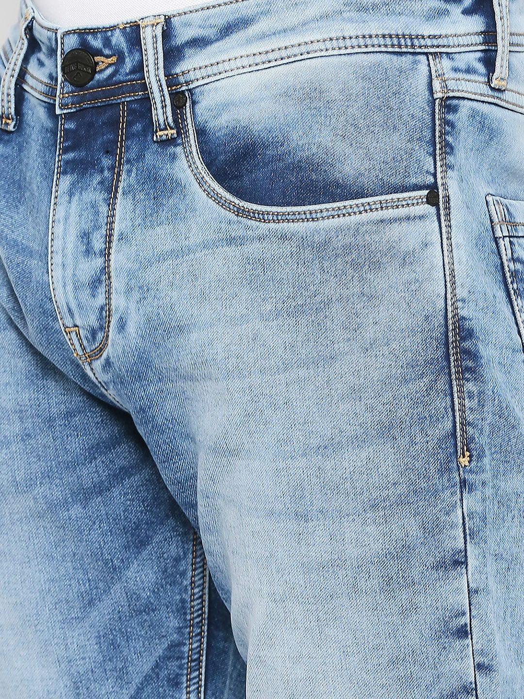Being Human Men Slim Fit Heavy Fade Jeans - Image 6