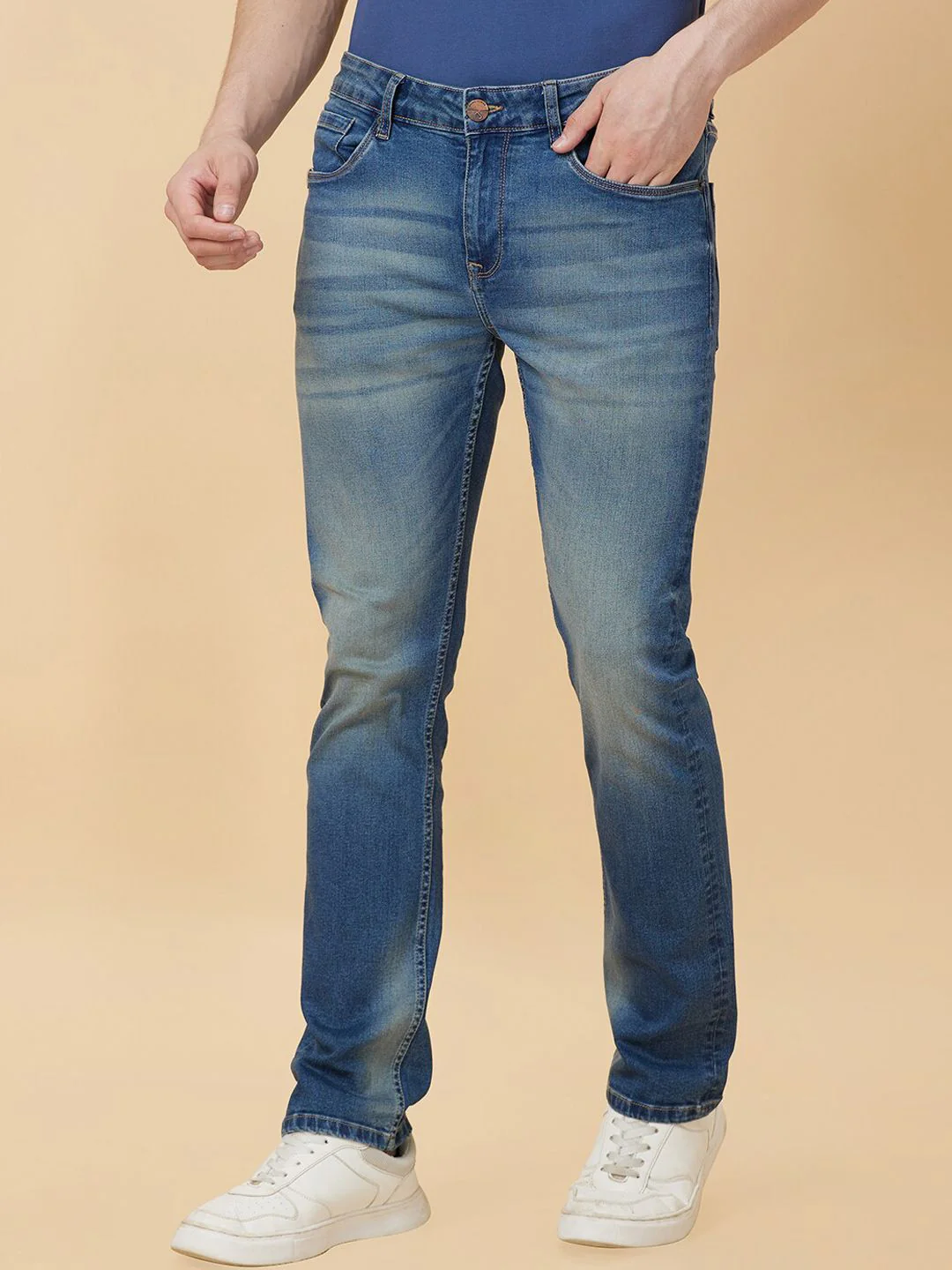 Being Human Men Slim Fit Heavy Fade Jeans - Image 2