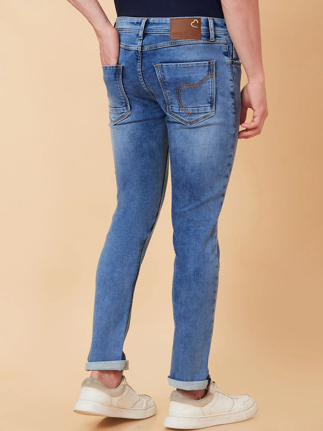Being Human Men Slim Fit Heavy Fade Jeans - Image 3