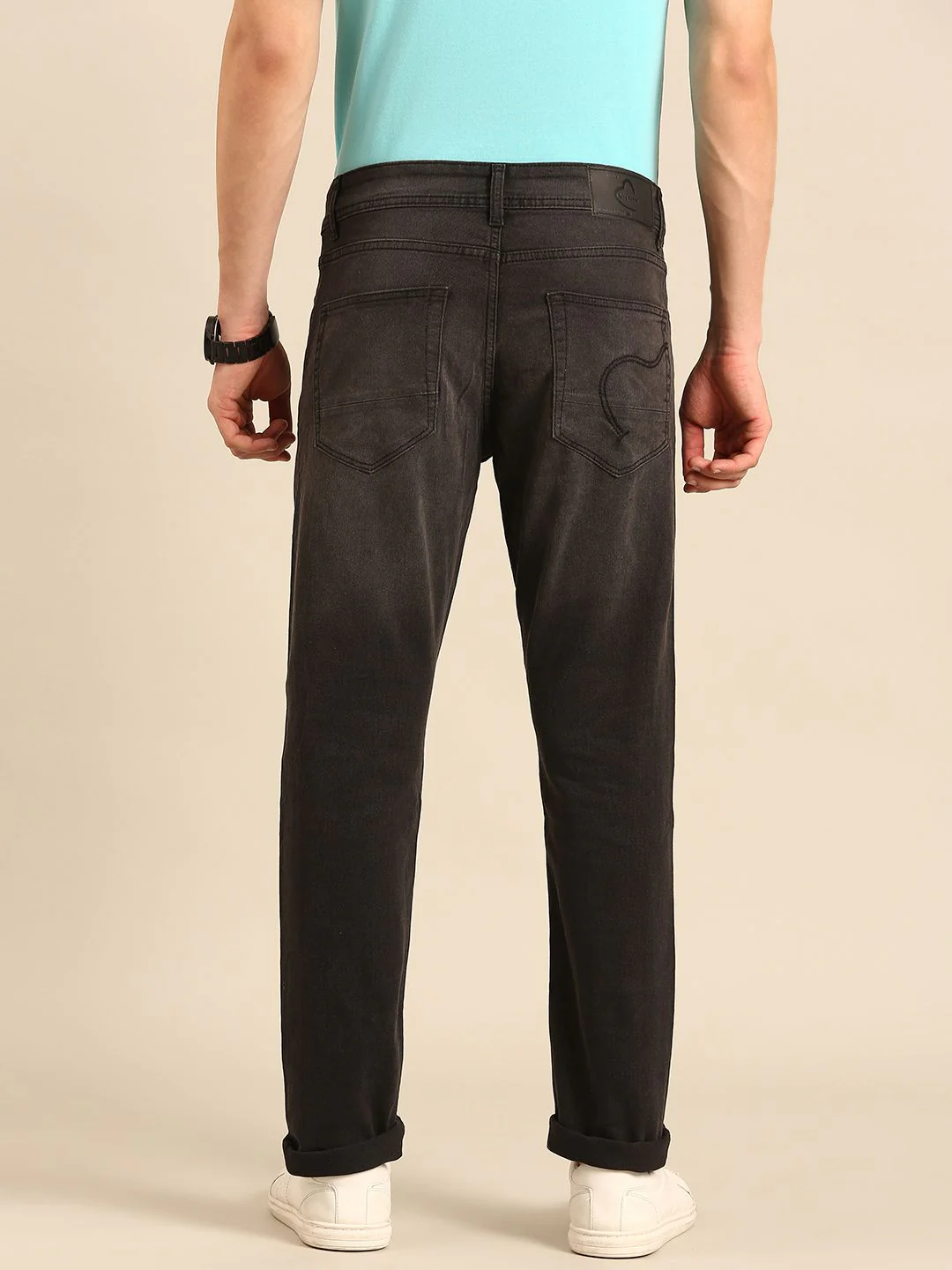 Being Human Men Slim Fit Light Fade Stretchable Jeans - Image 3