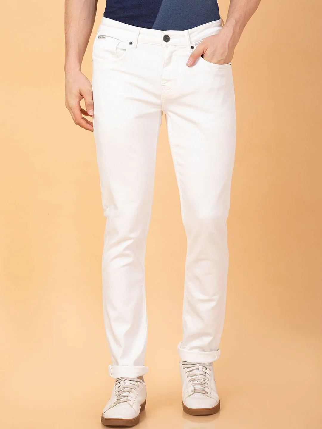 Being Human Men Slim Fit Low Distress Jeans
