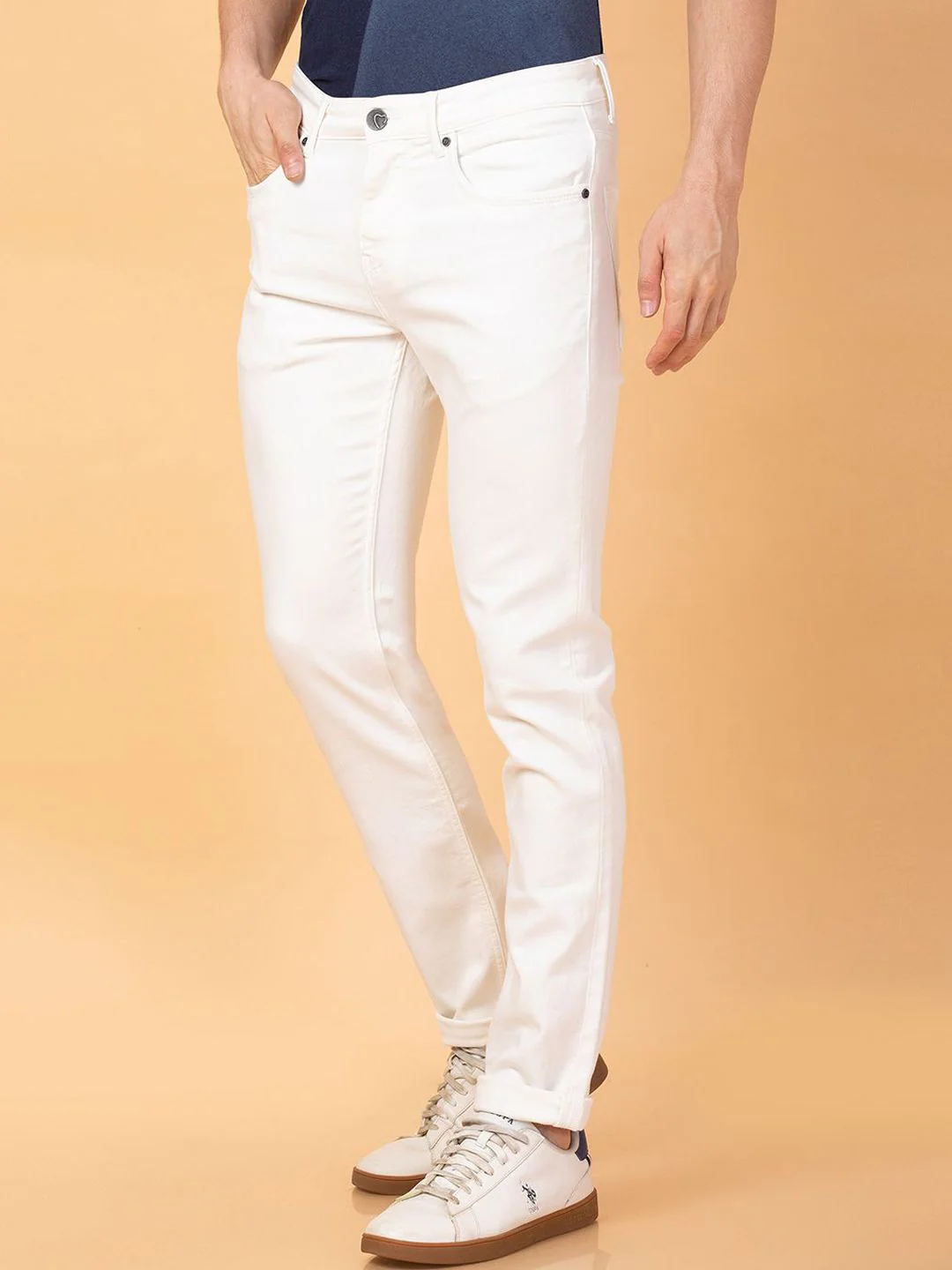 Being Human Men Slim Fit Low Distress Jeans - Image 2
