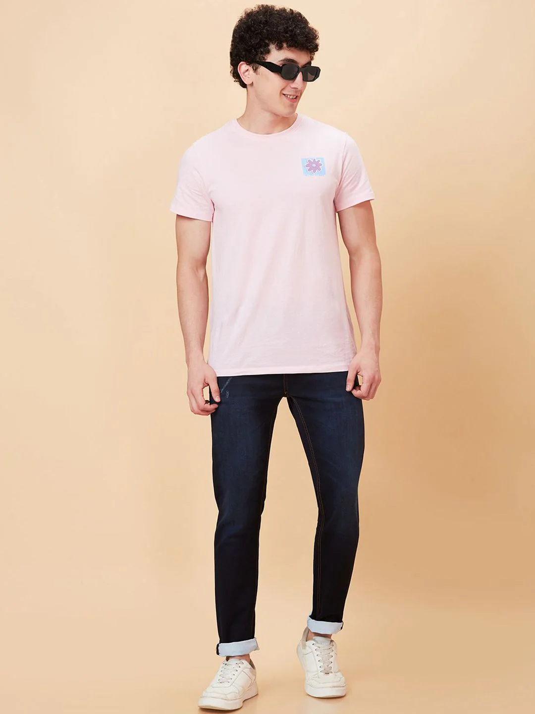 Being Human Men Slim Fit Low Distress Light Fade Jeans - Image 4