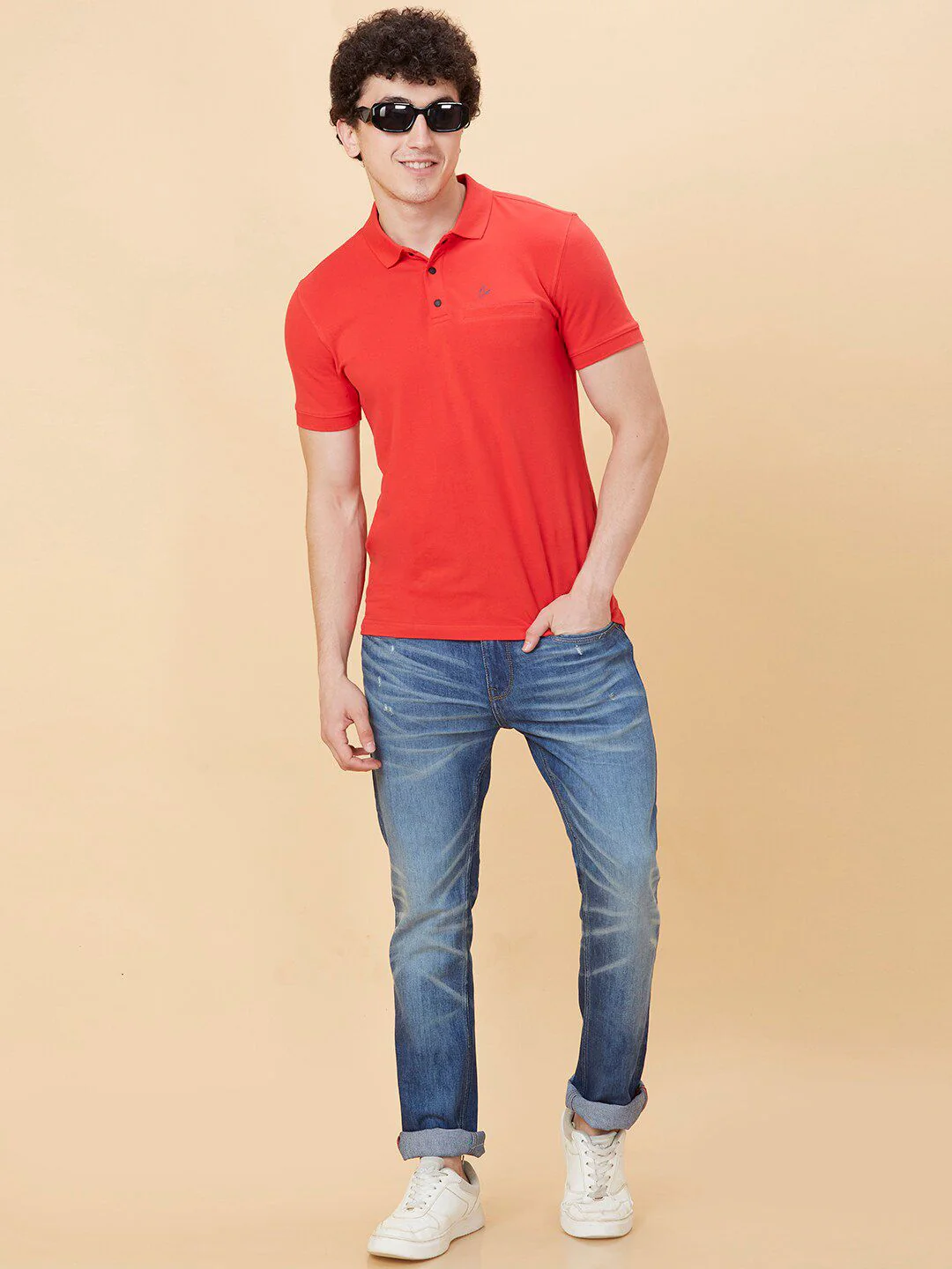 Being Human Men Straight Fit Mid Rise Clean Look Heavy Fade Jeans - Image 4