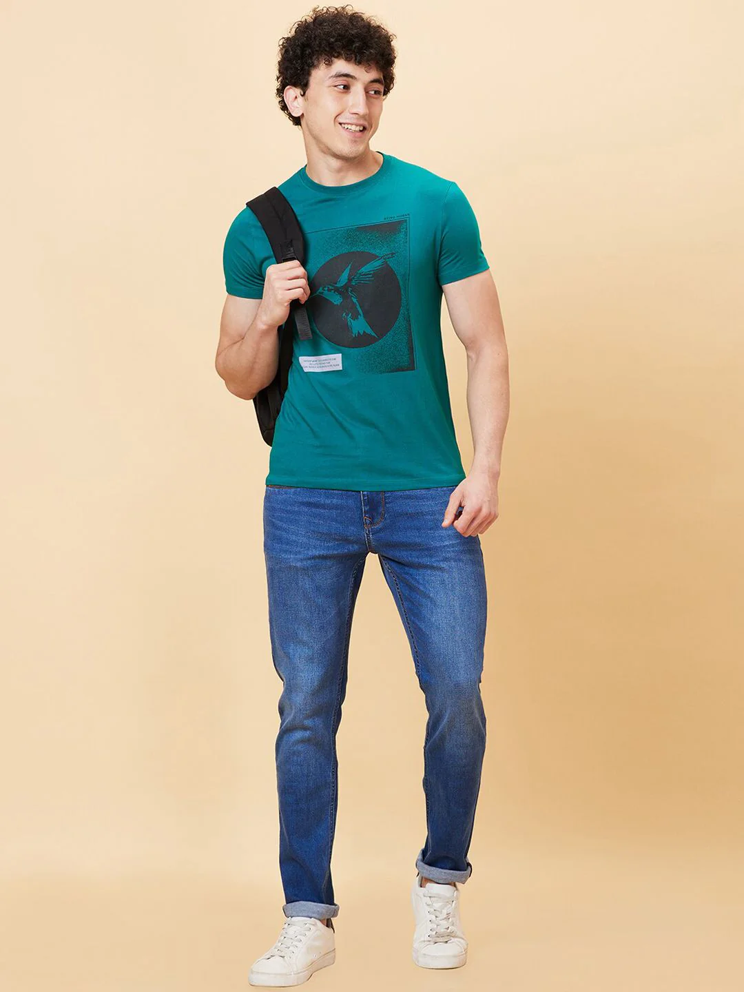 Being Human Men Slim Fit Mid Rise Clean Look Light Fade Jeans - Image 5