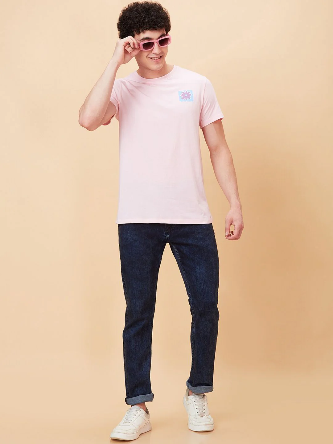 Being Human Men Slim Fit Mid Rise Clean Look Light Fade Jeans - Image 4
