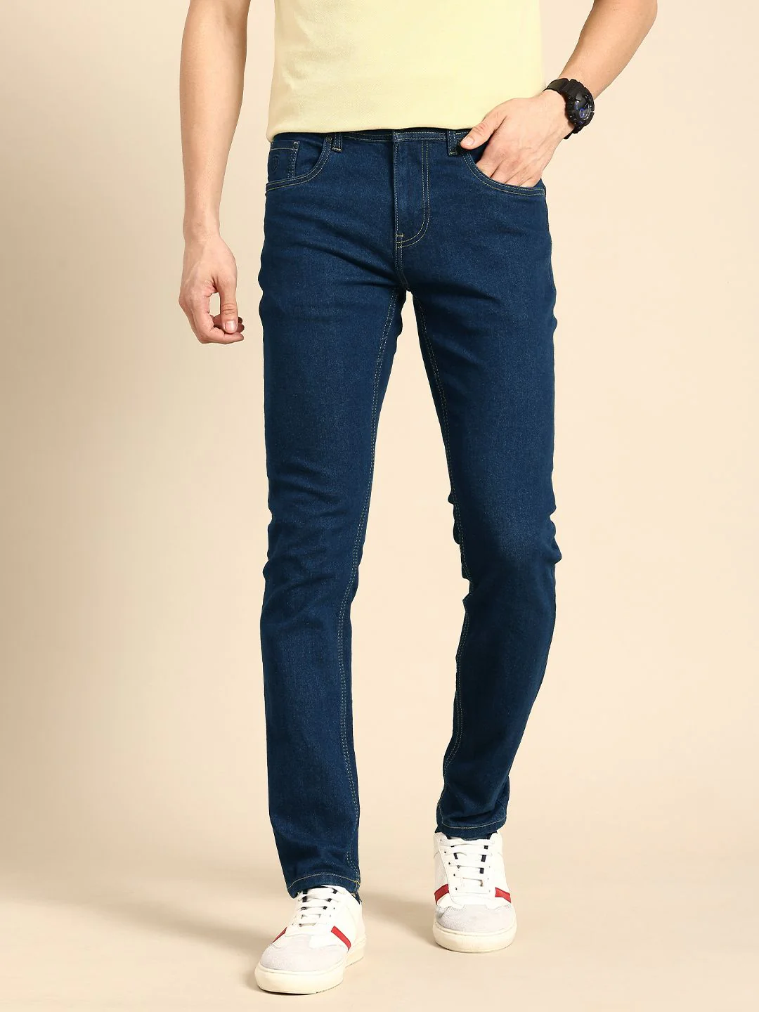 Being Human Men Slim Fit Stretchable Jeans - Image 2