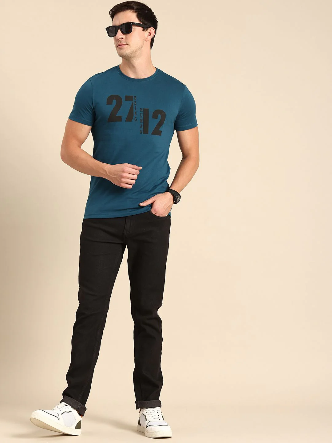 Being Human Men Slim Fit Stretchable Jeans - Image 5