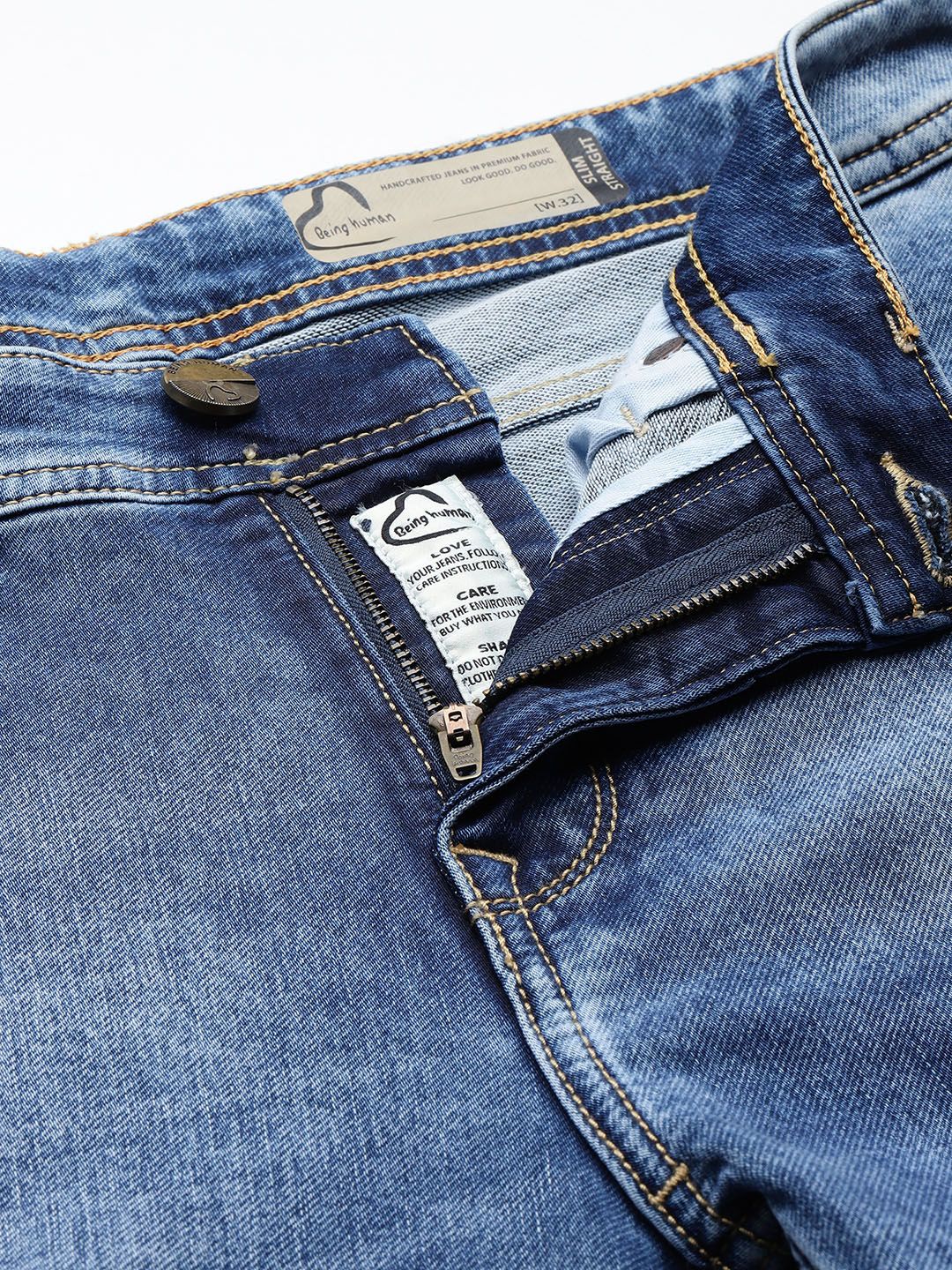 Being Human Men Slim Straight Fit Jeans - Image 4