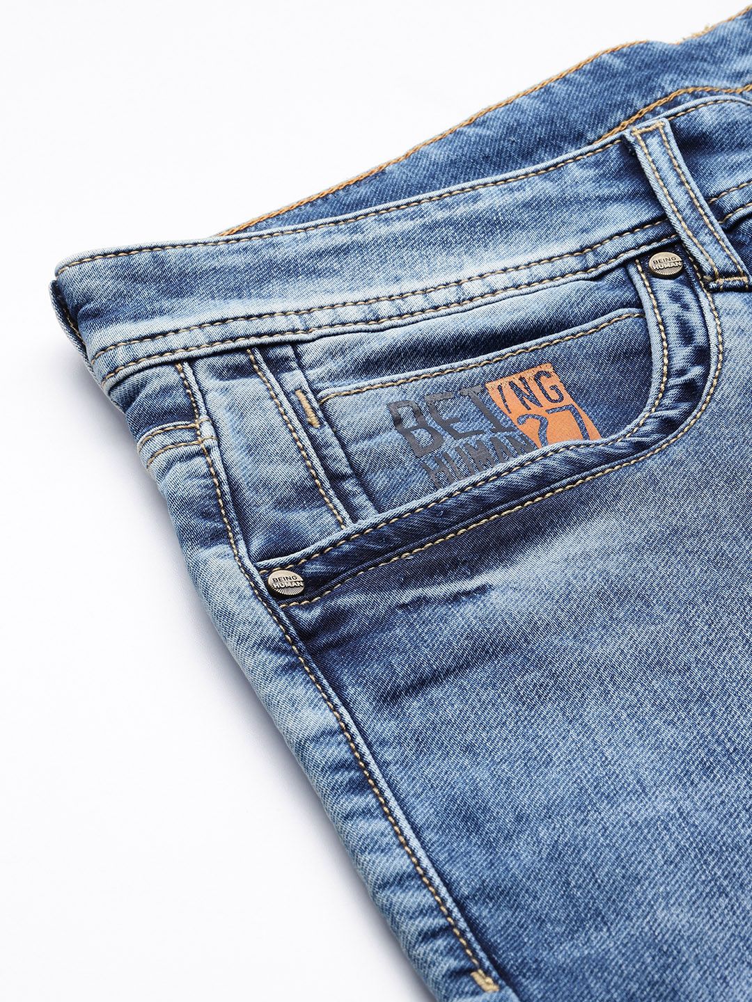 Being Human Men Slim Straight Fit Jeans - Image 6