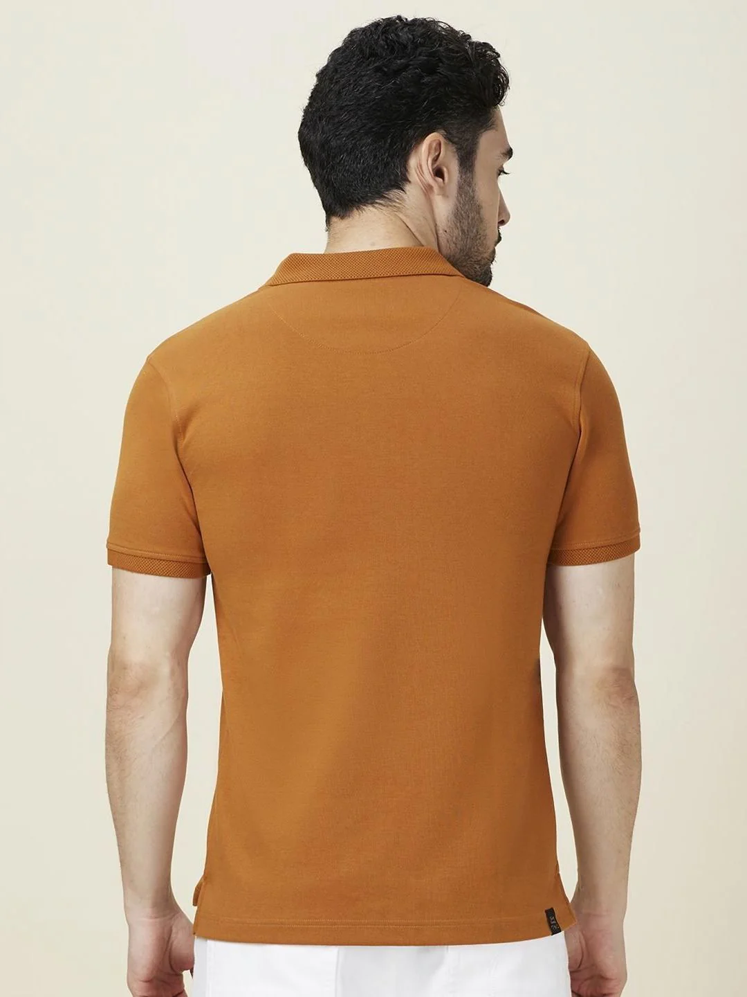Being Human Men Solid Polo Collar Slim Fit T-shirt - Image 5