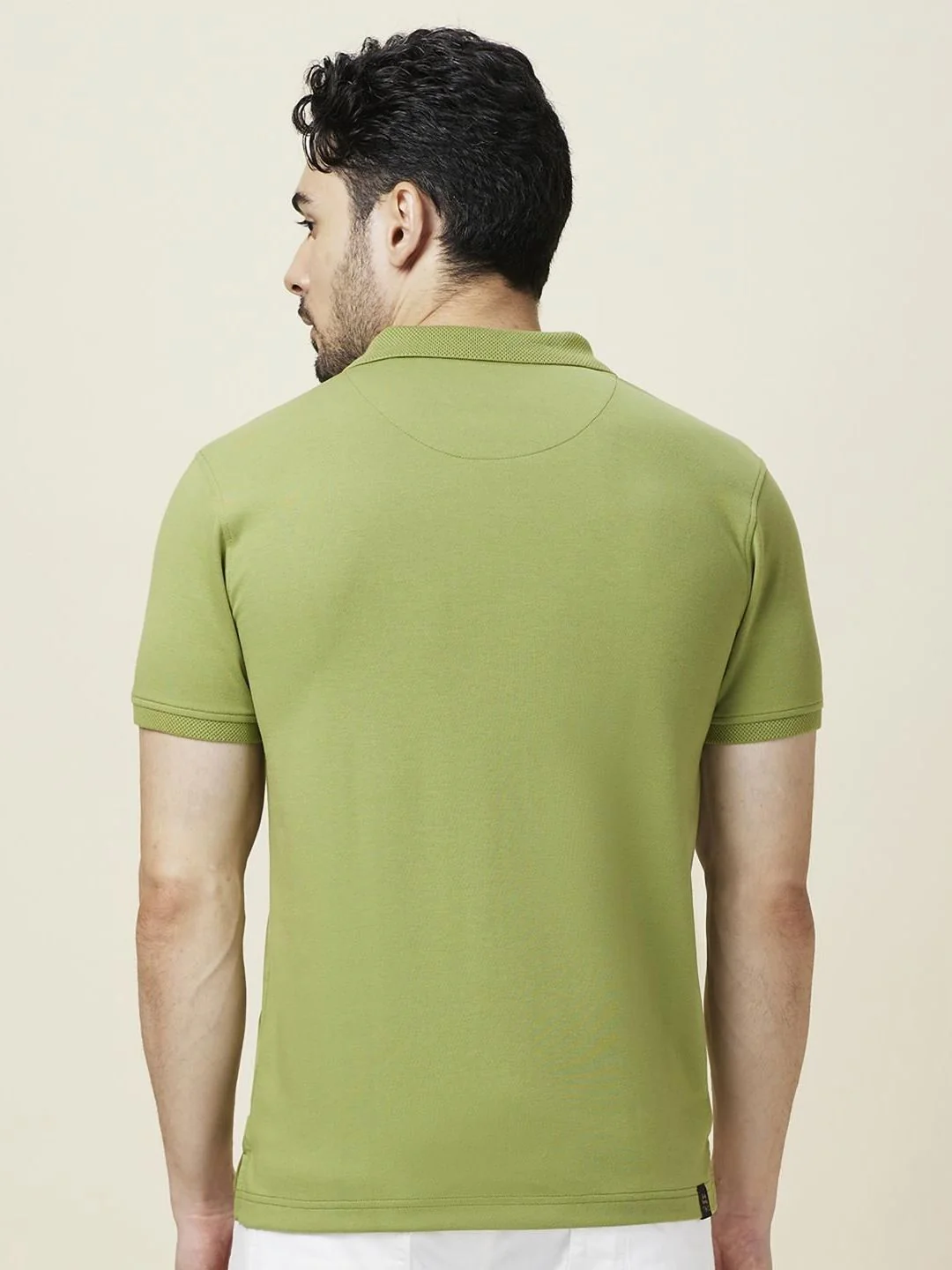 Being Human Men Solid Polo Collar Slim Fit T-shirt - Image 5