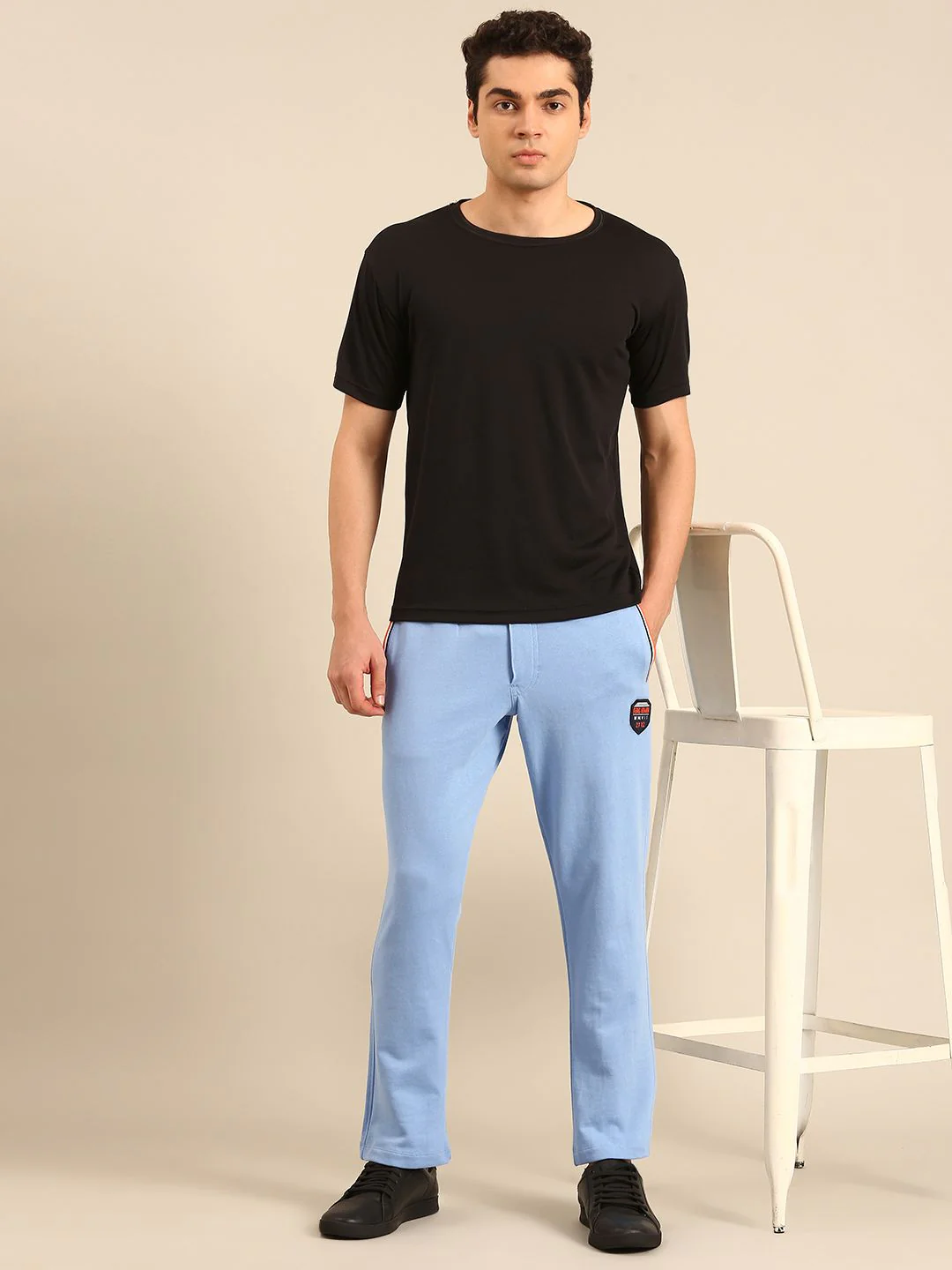 Being Human Men Solid Pure Cotton Track Pants - Image 5