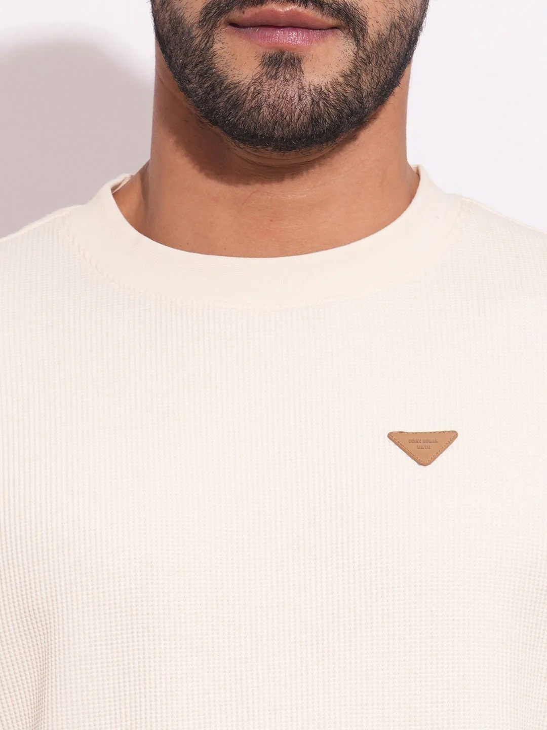 Being Human Men Solid Round Neck Cotton T-shirt - Image 2