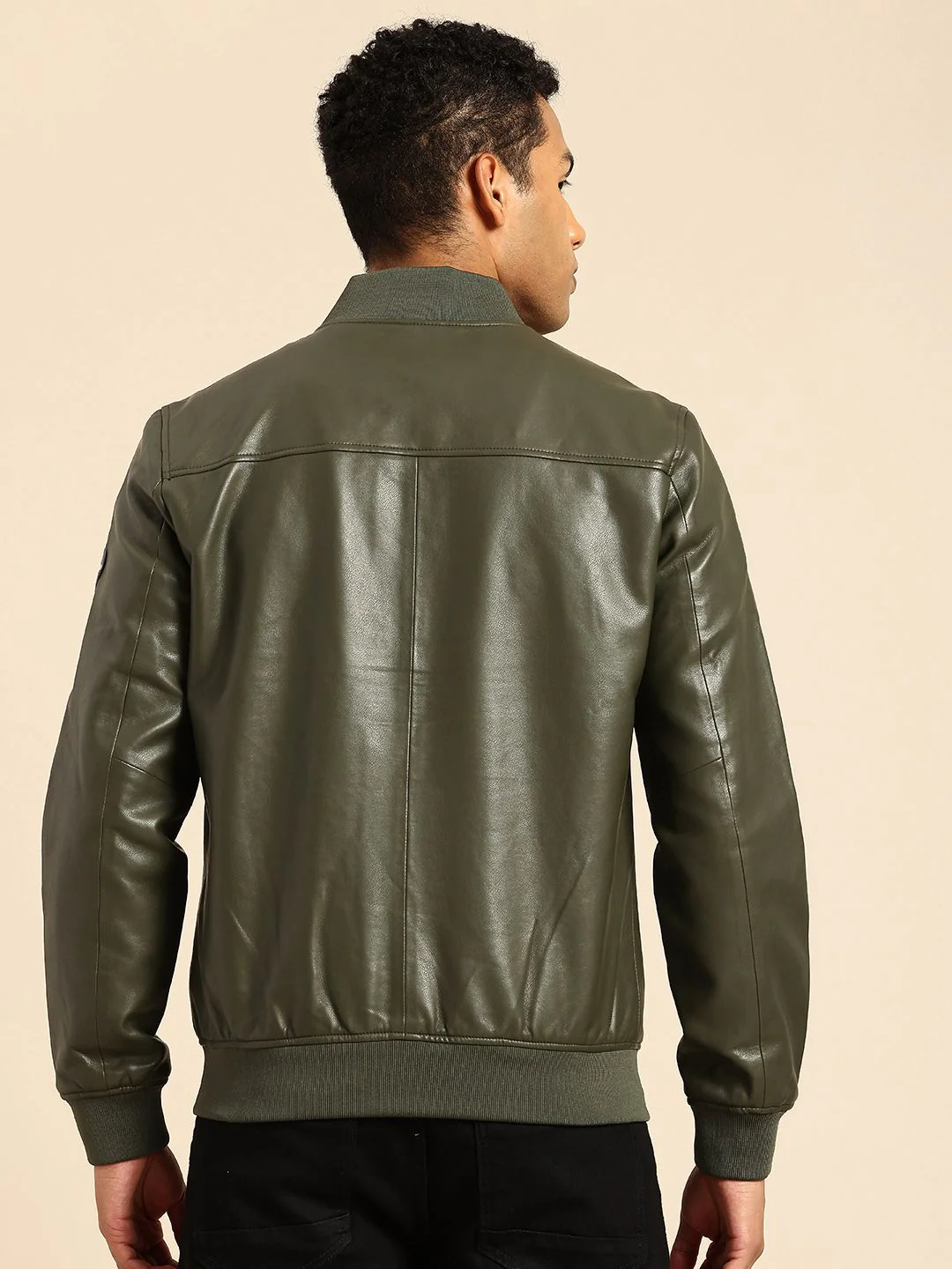 Being Human Men Stand Collar Biker Jacket - Image 5