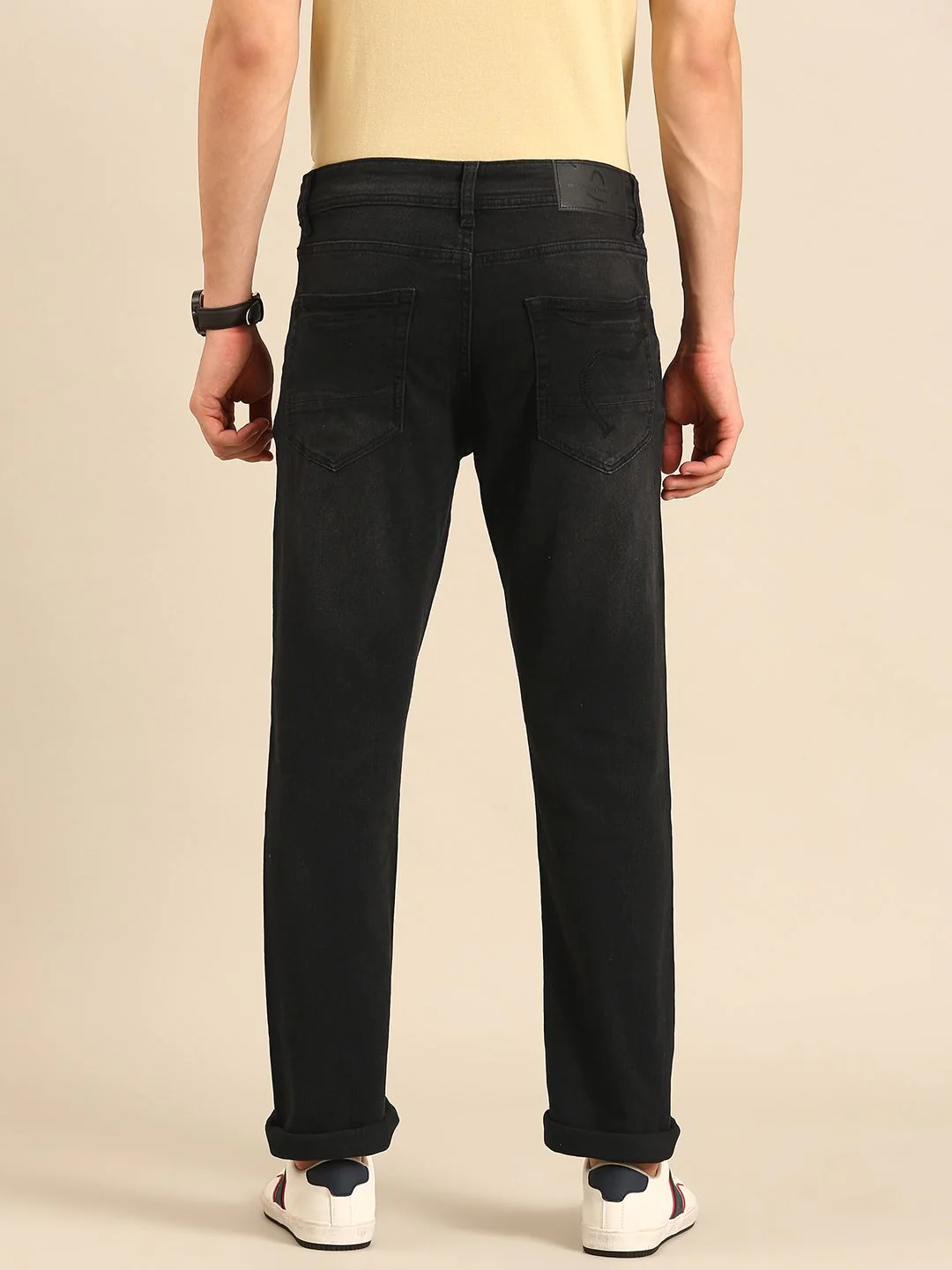 Being Human Men Straight Fit Light Fade Stretchable Jeans - Image 3