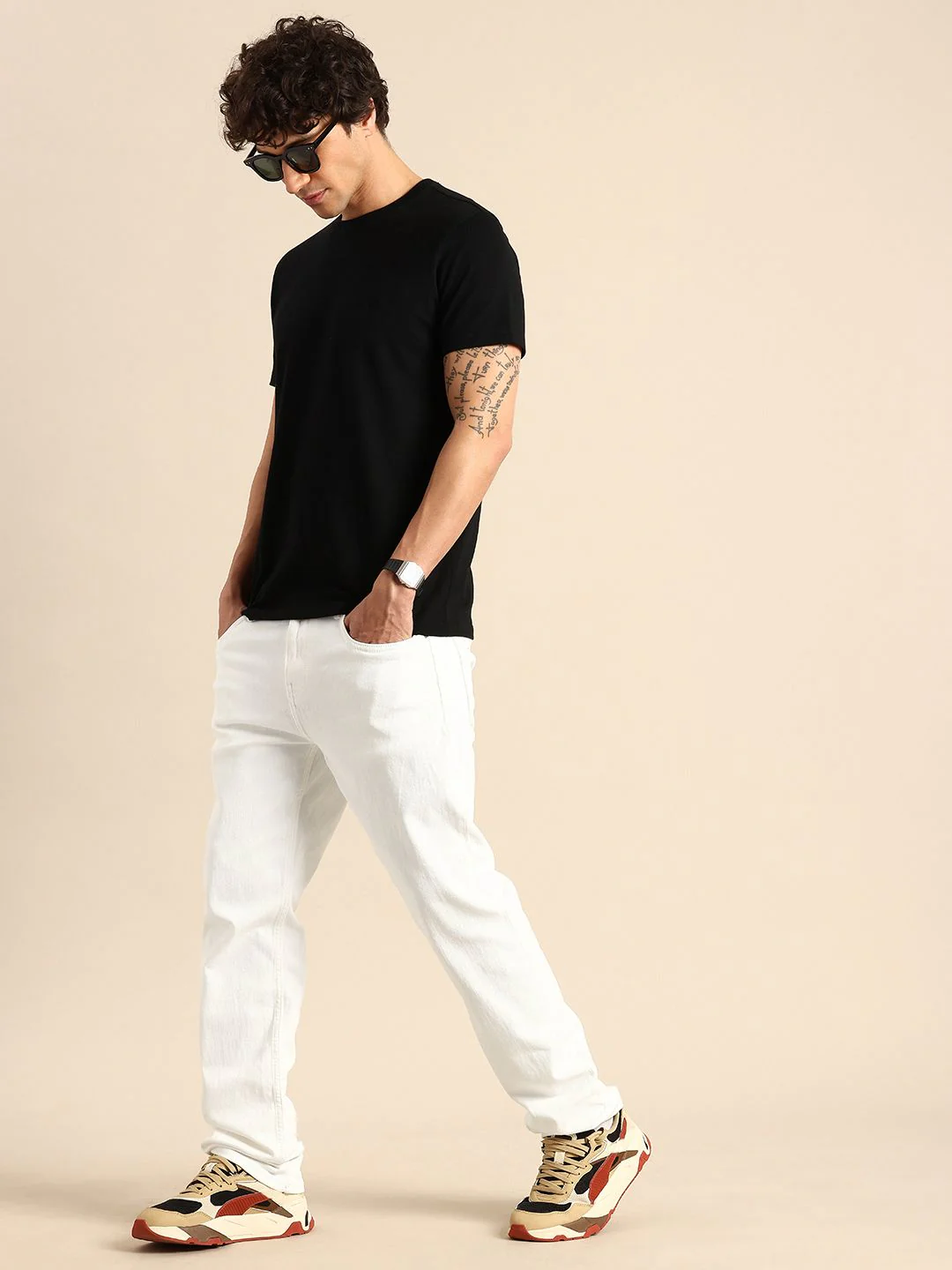 Being Human Men Straight Fit Stretchable Jeans - Image 5