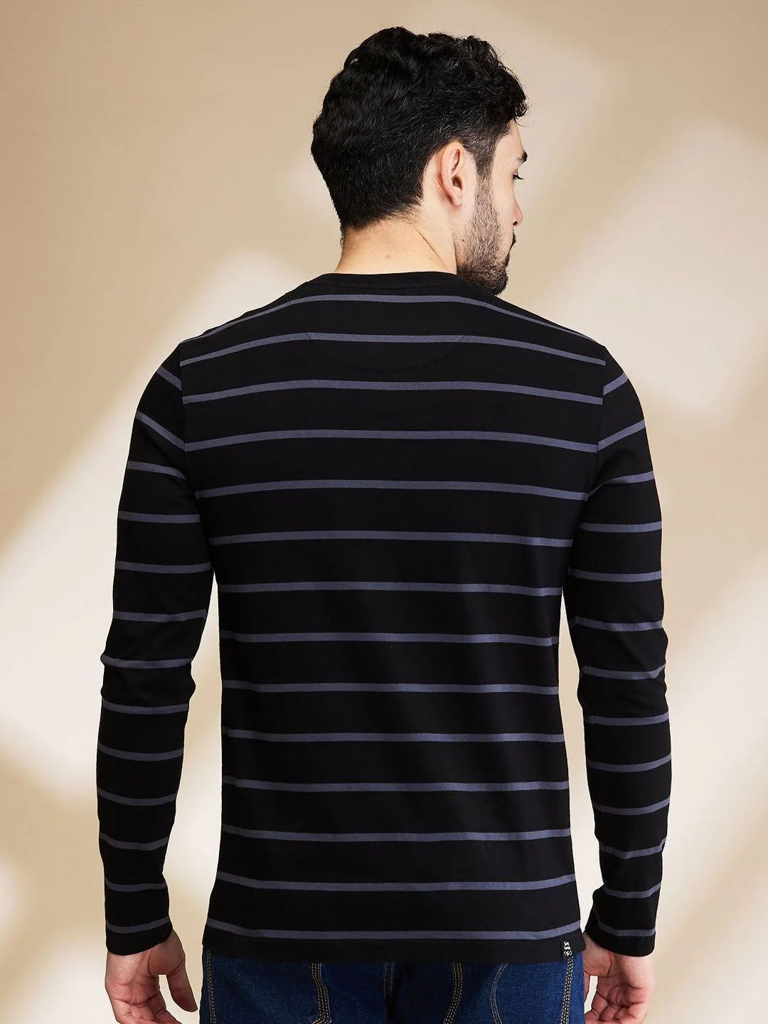 Being Human Men Striped Pockets T-shirt - Image 3