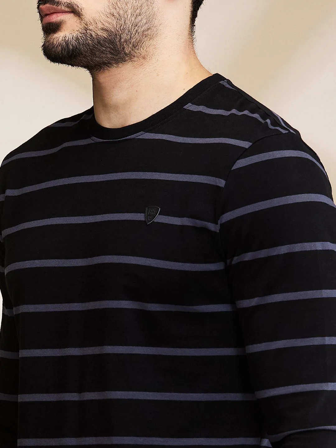 Being Human Men Striped Pockets T-shirt - Image 6